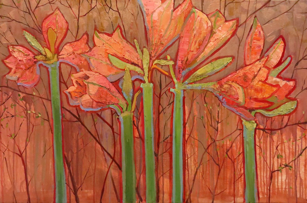 Be powerful - stay timid Painting by Maria Barkovskaya