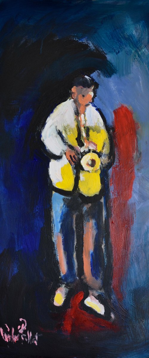 Trumpet Player by Andre Pallat