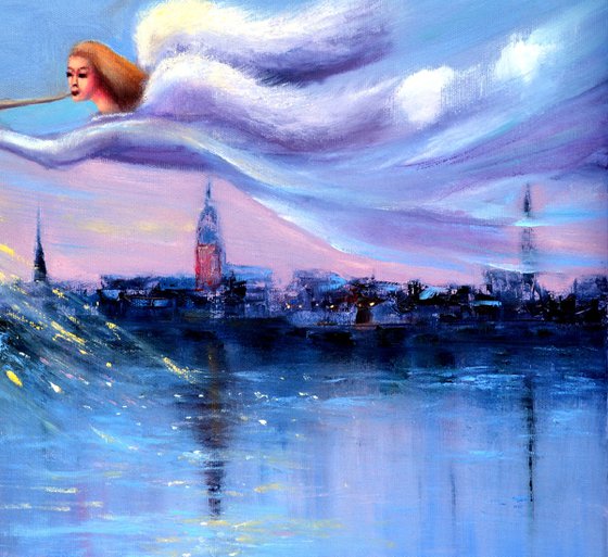 Angel above the City