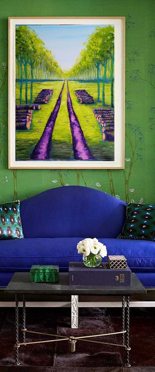 The woods - after Hockney inspired by Danijela Dan