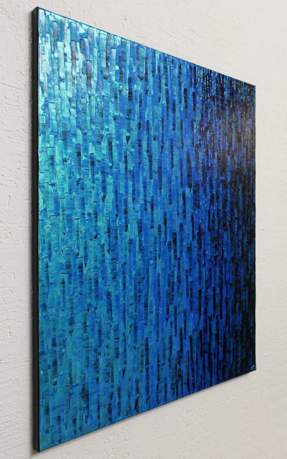 Iridescent blue gradient