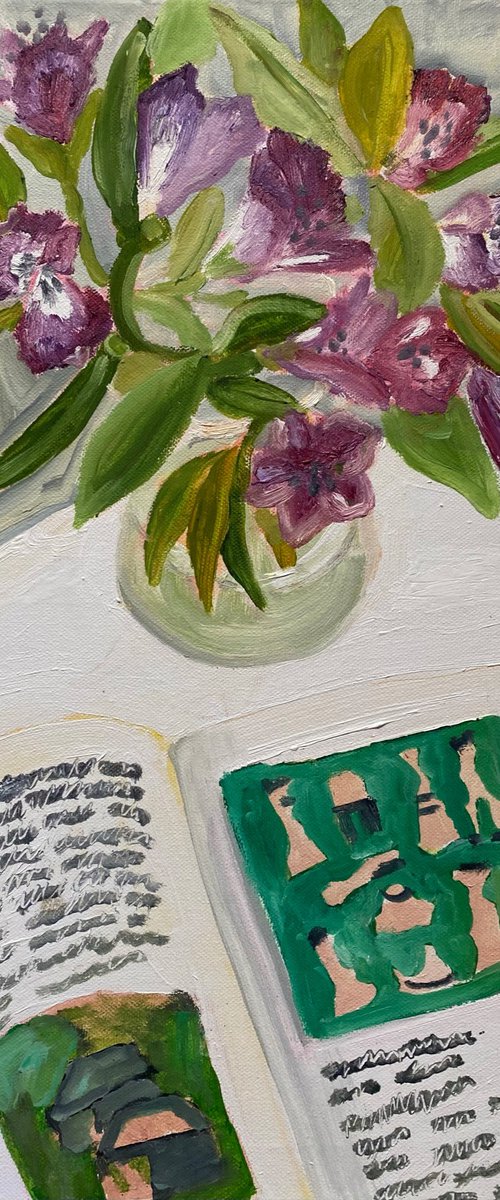 Still Life with Malevich Book by Anastasia Miasnikova