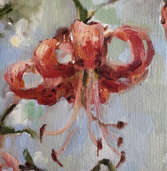 Red lilies