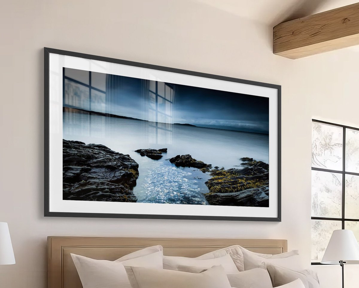 Impressionistic Landscape Photograph By Lynne Douglas, 72 X 36", Inchmarnock Island, Original Artwork