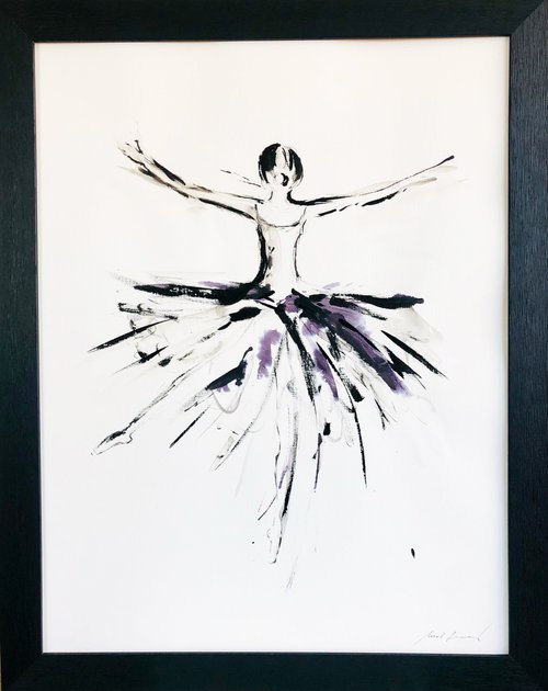 Swan dance by Marcela Zemanova