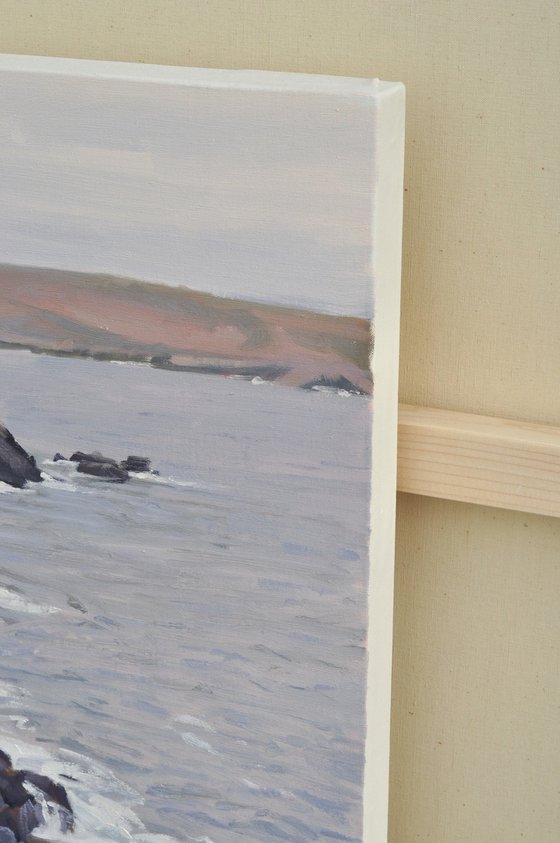 The Pointe du Van, grey sky