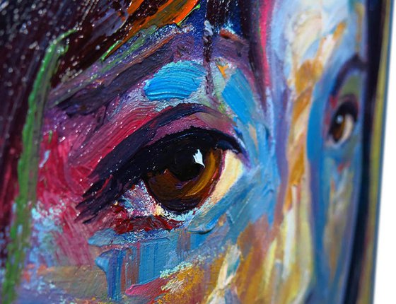 Original Oil Painting Female