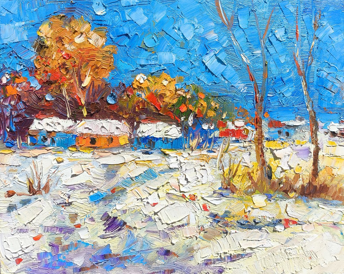 When Two Seasons Meet By Narek Qochunc, 12 X 9, Artwork For Sale On Artfinder