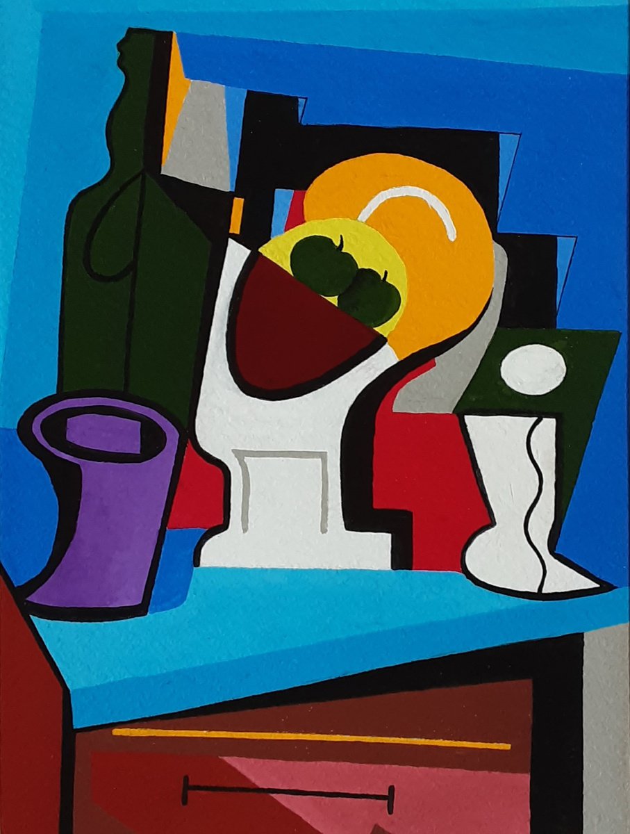 Still Life with Apples. by Paul Heron