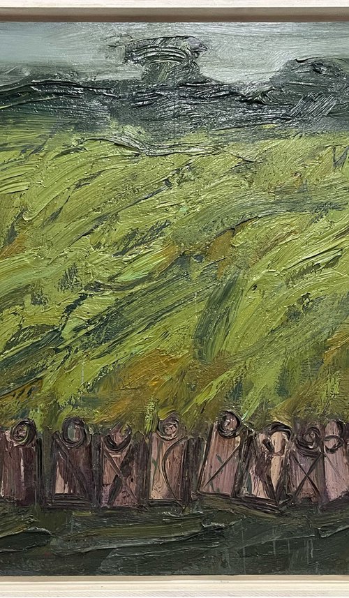 Green field by Gastone Cecconello