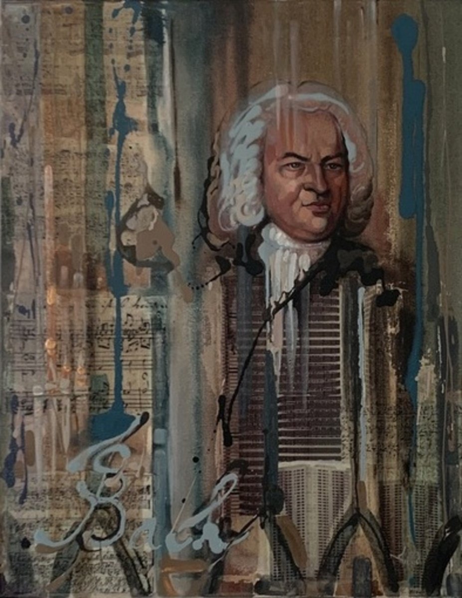 Bach by Dmitri Miletskii