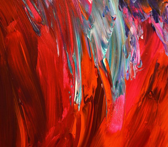 Red Energy Abstraction XL 1