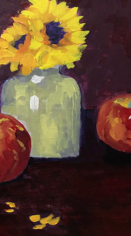 Apples and Flowers by Ramya Sarveshwar