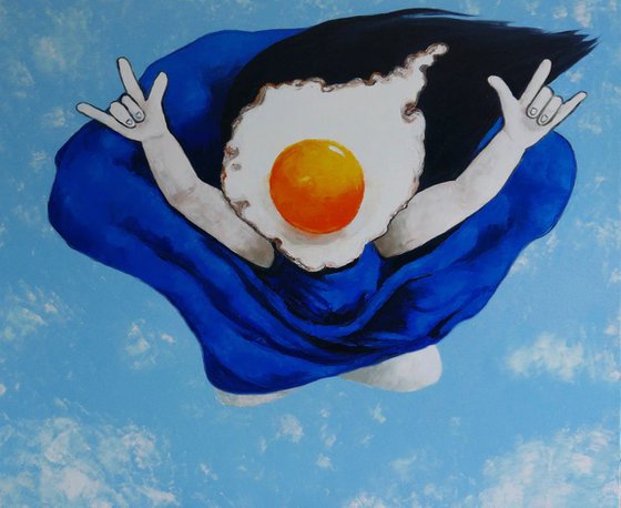 Flying Egg Girl