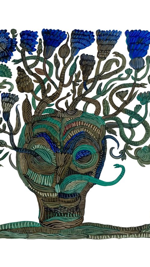 Head by Yuliia Dunaieva