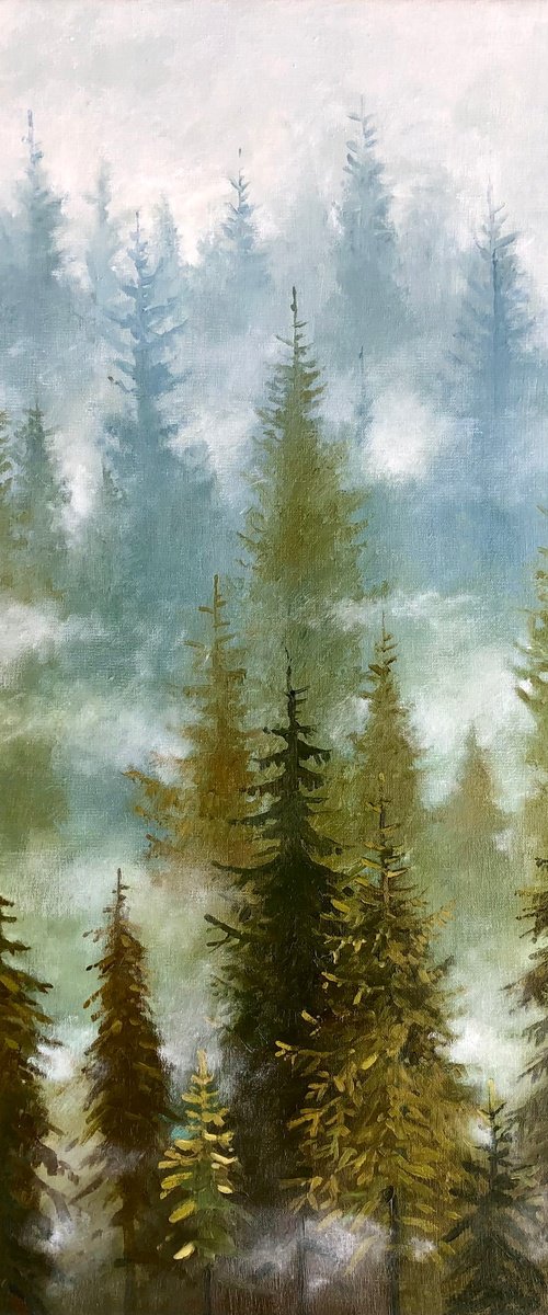 Foggy Forest #5 by Volodymyr Smoliak