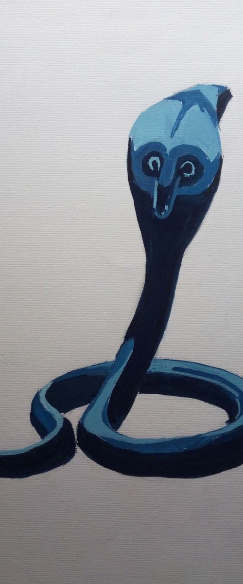 blue cobra by Sara Radosavljevic
