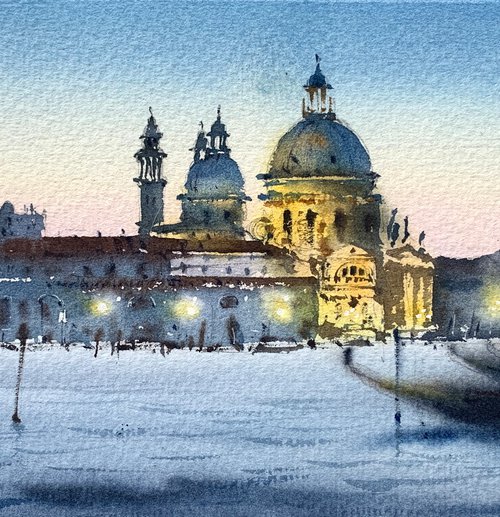 Santa maria della salute, Venice, Italy by Eugenia Gorbacheva