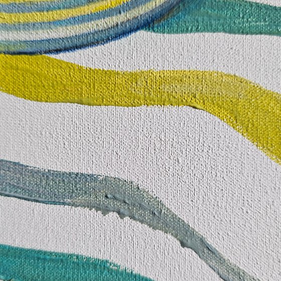 Yellow within Blue