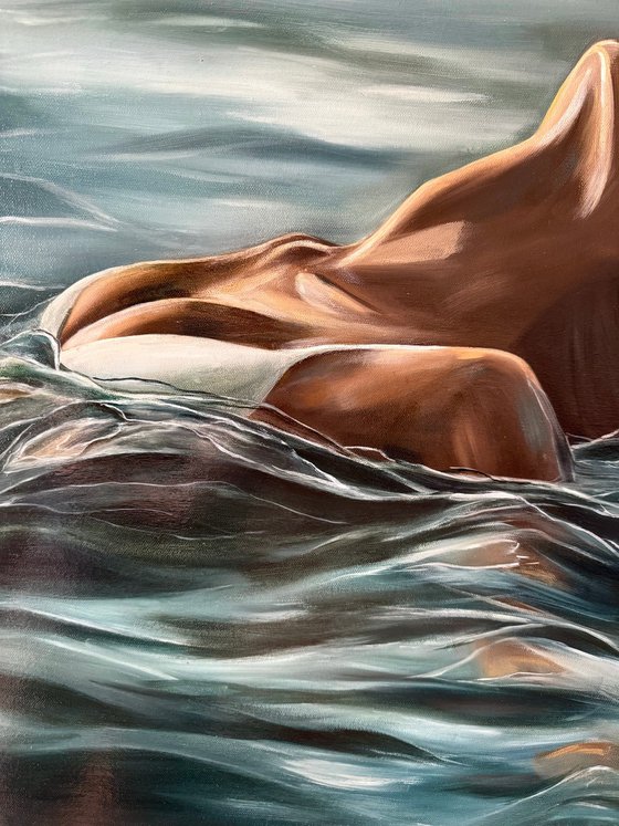 Girl in the water