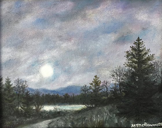 MOUNTAIN MOONLIGHT # 2 by K. McDermott (SOLD)