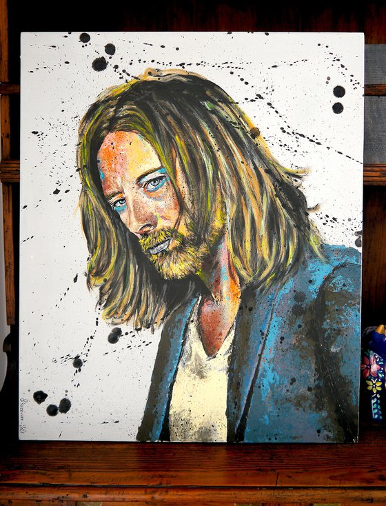Portrait Thom Yorke Celebrity POP Radiohead 2021