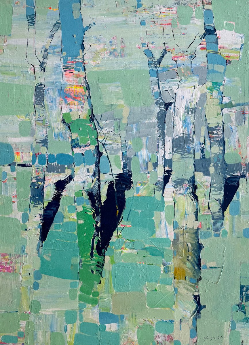 Grove By Vahe Yeremyan, 41 X 56, Artwork For Sale On Artfinder