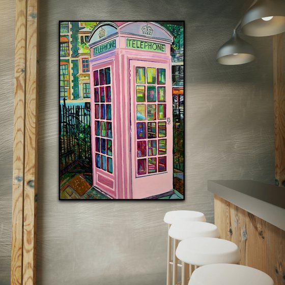 Phone box / 101 X 72 cm