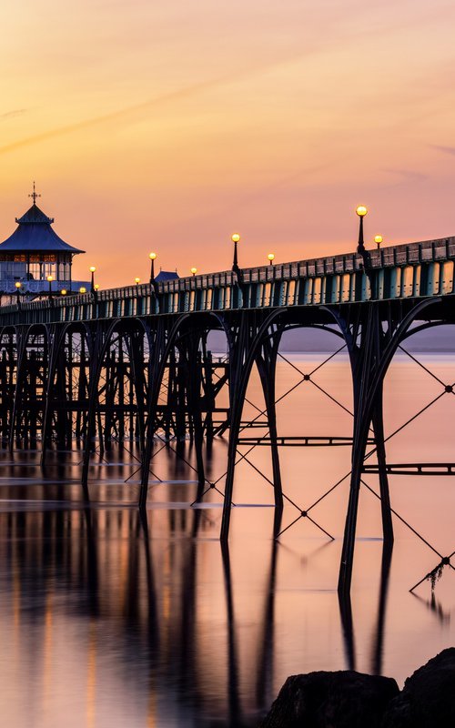 Golden Hour Clevedon Pier by Paul Nash