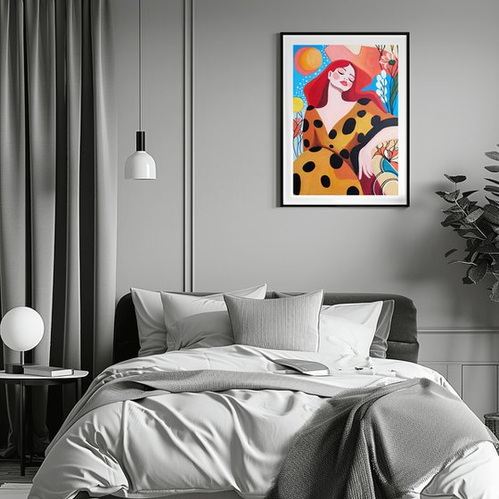 Flame-Haired Beauty