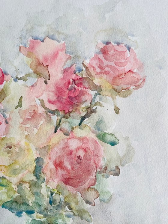 Roses 19,7x25,6 in