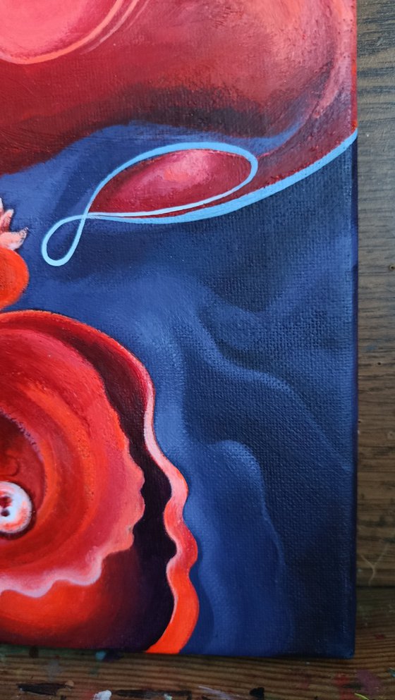 The glow of the abyss (diptych)