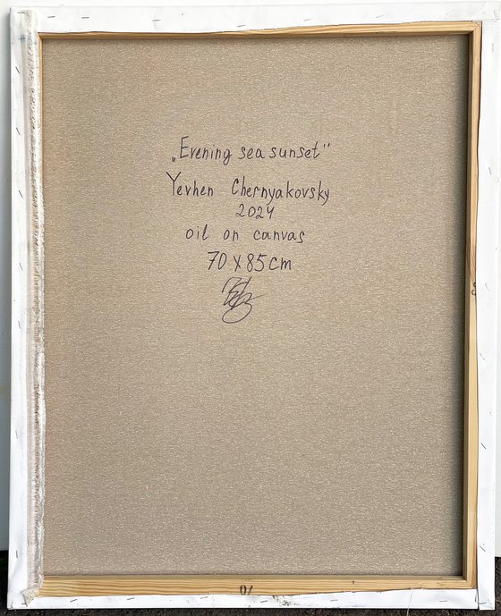 "Evening Sea Sunset"