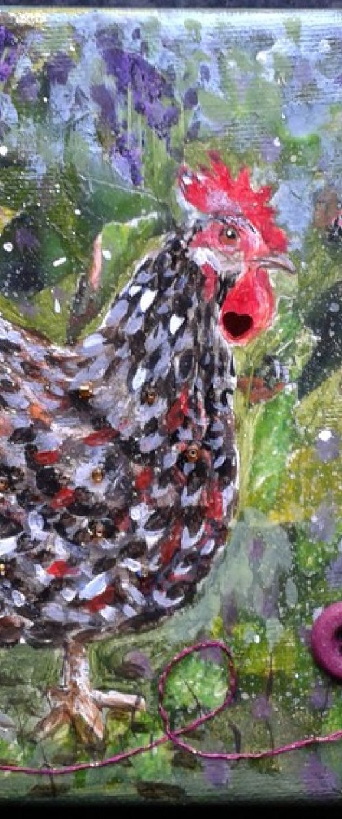 Speckled Sussex Hen by Fiona Plaisted