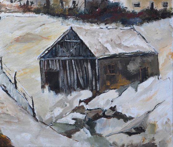 Nestled in the snow
