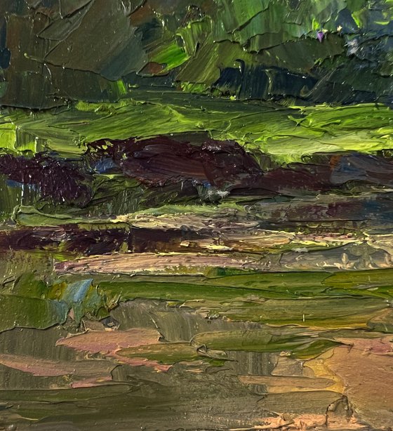 Spring Sunset over the River