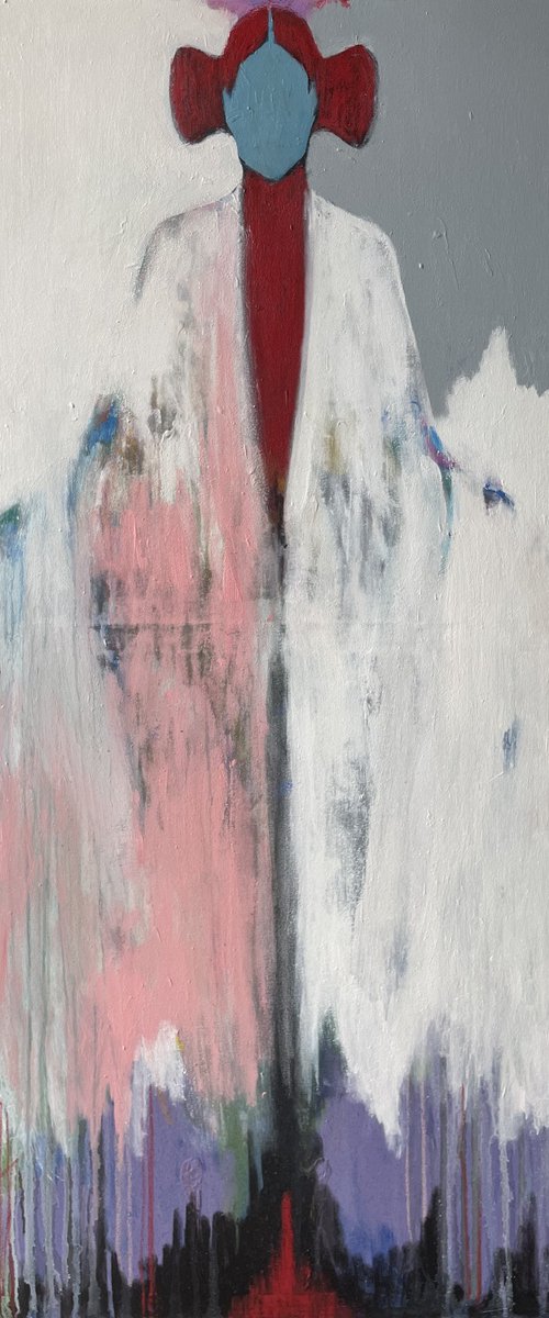 Post-Alienation Series in White by Gela MIKAVA