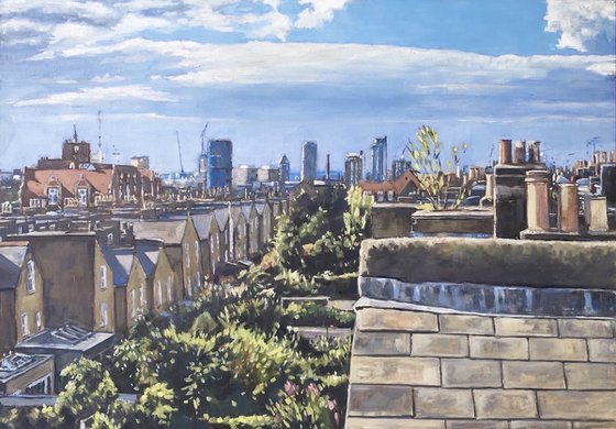 London rooftops, Battersea