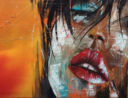 Woman portrait. by Eka Peradze