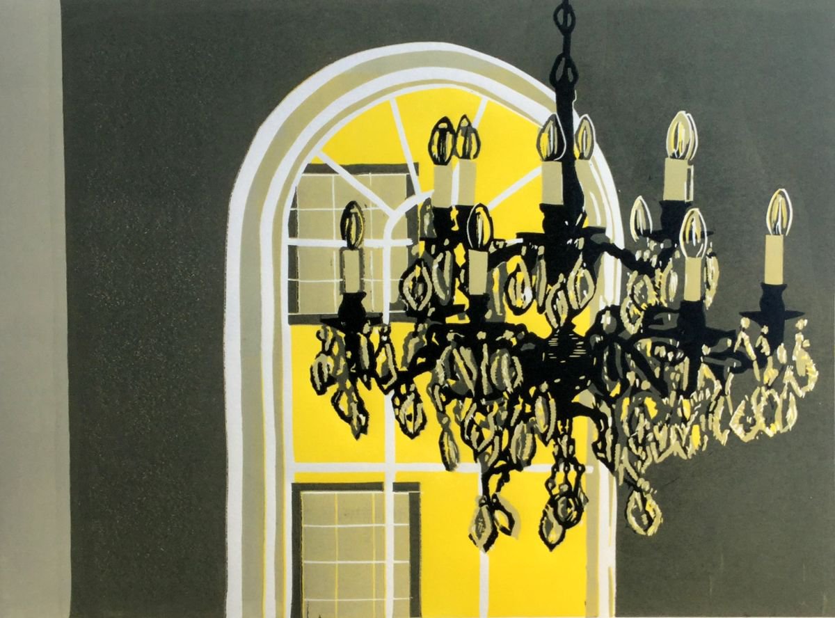 Chandelier at Bank House by Drusilla Cole
