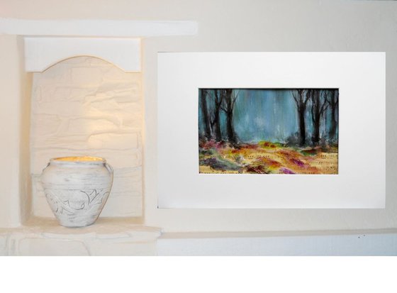 Harmony Woods ~ Acrylic On Paper ~ English Impressionist Painter