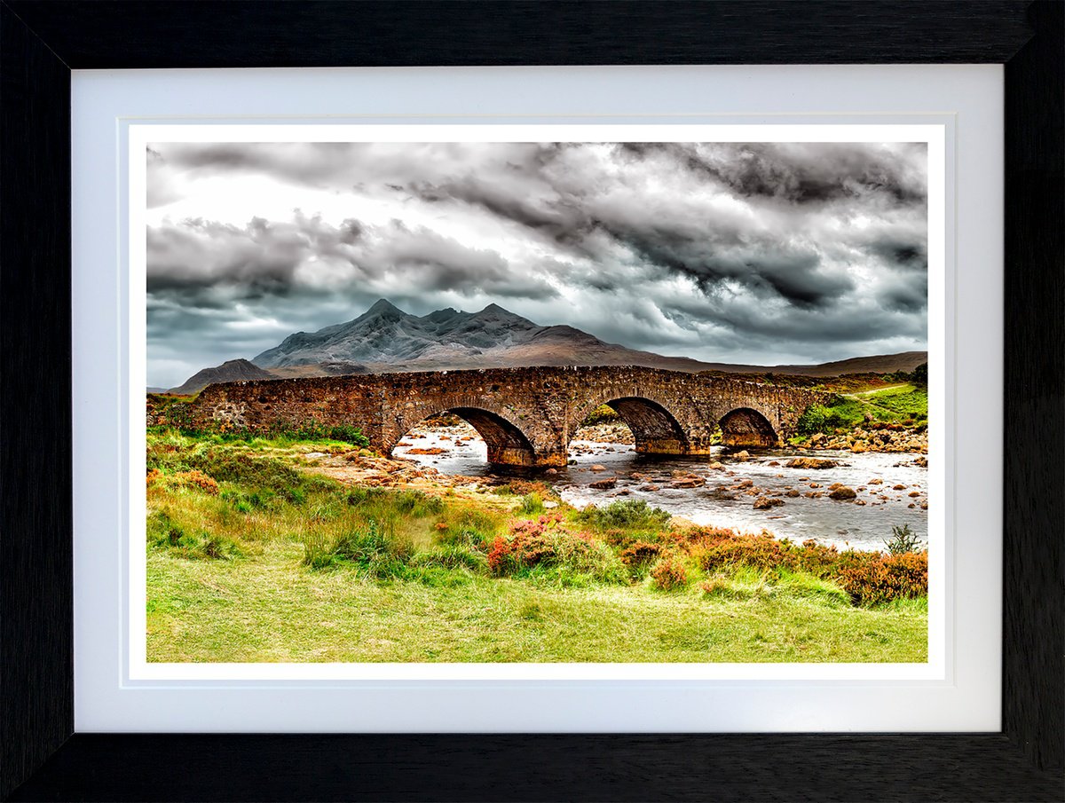 Photorealistic Photograph , Sligachan Bridge - Ise Of Skye By Michael Mchugh, 25 X 19, Artwork For Sale On Artfinder