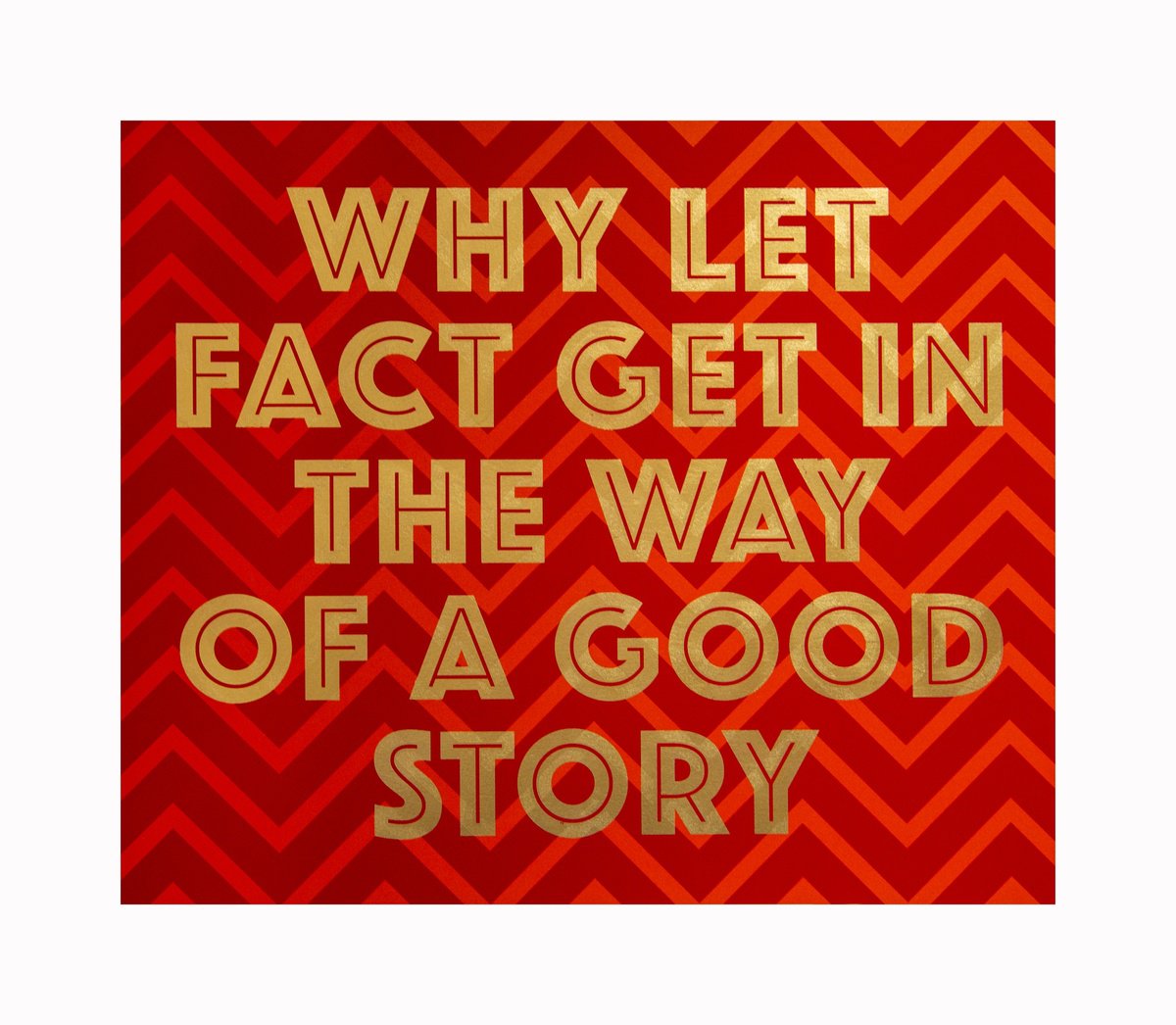 Abstract Screenprint By Aawatson, 20 X 17, Story... (Red/Orange), Original Artwork