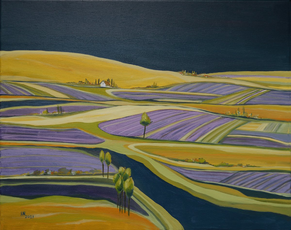 The lavender farm by Aniko Hencz