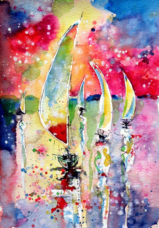 Silent sailboats