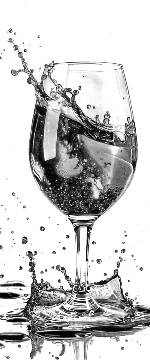 Red Wine Splash by Paul Stowe