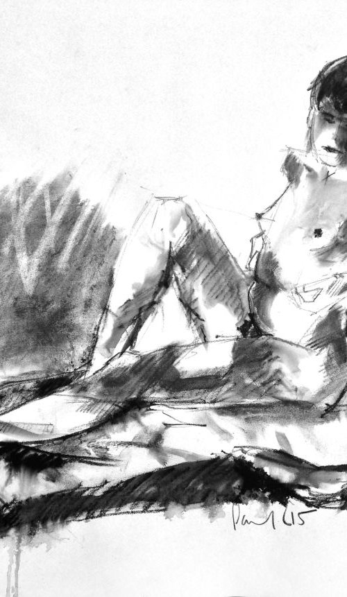 Seated Nude #17 by Paul West