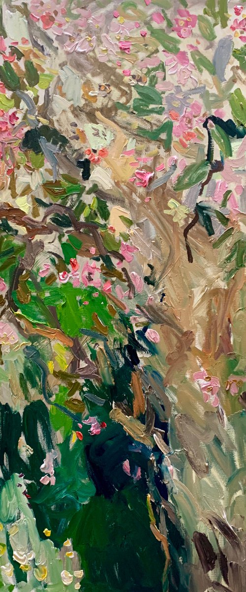 In a shadow of an apple tree. by Lilia Orlova-Holmes
