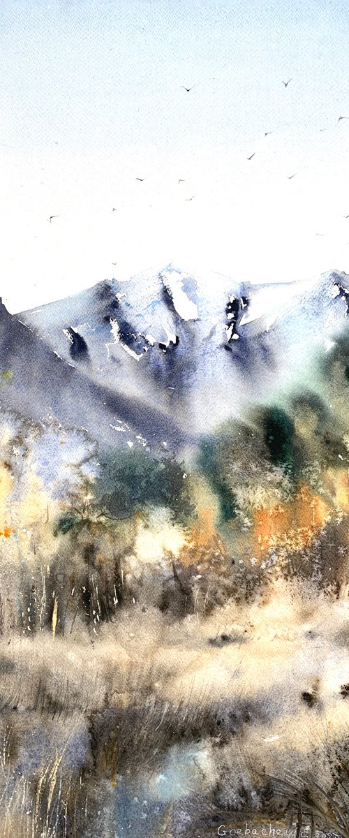 Nordic mountainscape #2 by Eugenia Gorbacheva