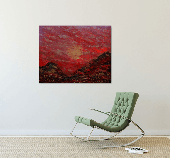 Lanzarote Sunset ( Large -102 cm x 81cm)